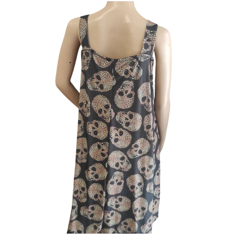 Vestido Calaveras Negro - Imagen 2